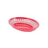 Tablecraft 11.7 Inch Red Oval Jumbo Basket, 36 Each, 1 per case