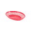 Tablecraft 11.7 Inch Red Oval Jumbo Basket, 36 Each, 1 per case, Price/Case