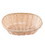 Tablecraft 9 Inch X 6 Inch X 2.25 Inch Oval Natural Plastic Basket, 12 Each, 1 per case, Price/Case