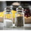 Tablecraft 2 Ounce Paneled Salt And Pepper Stainless Steel Top Glass Shaker, 24 Each, 1 per case, Price/Case