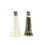 Tablecraft 1 Ounce Eiffel Salt And Pepper Chrome Top Glass Shaker, 24 Each, 1 per case, Price/Case