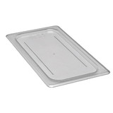 Cambro 30CWC135 Camwear 6.93 Inch X 12.75 Inch One Third Size Clear Flat Lid Cover, 1 Each, 1 per case