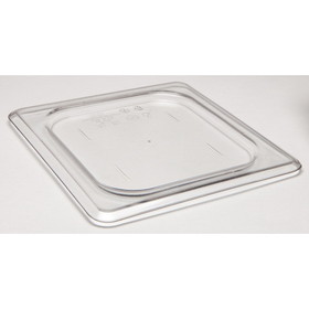 Cambro 6.375 Inch X 6.937 One Sixth Size Clear Flat Lid Cover, 1 Each, 1 per case