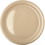 Carlisle Foodservice 9 Inch Narrow Rim Tan Dinner Plate, 48 Each, 1 per case, Price/Case