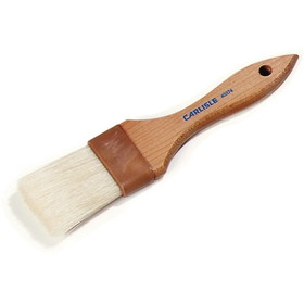 Carlisle 2 Inch Push-Style Wood Boar Bristle Brush 1 Per Pack