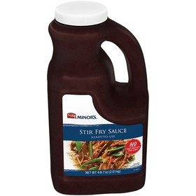 Minor'S Stir Fry Sauce .5 Gallon Per Bottle- 4 Bottle Per Case