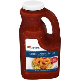 Minor'S Ready To Use Chile Garlic Sauce .5 Gallon Per Jug - 4 Per Case