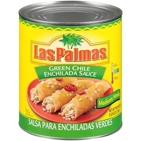 Las Palmas Green Enchilada Medium Sauce, 102 Ounces, 6 per case