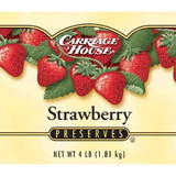 Carriage House Preserves Strawberry Glass, 4 Pounds, 6 per case