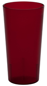 Colorware 22 Ounce Red Plastic Tumbler Cup 24 Per Pack - 1 Per Case