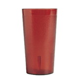 Colorware 12.6 Ounce Red Plastic Tumbler Cup 24 Per Pack - 1 Per Case