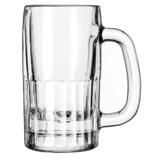 Libbey 10 Ounce Clear Mug Beer Glass, 12 Each, 1 Per Case