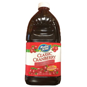 Ruby Kist Foodservice Cranberry Juice Cocktail, 64 Fluid Ounces, 8 per case
