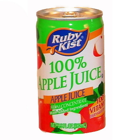 Ruby Kist Apple Juice Can 5.5 Ounces - 48 Per Case