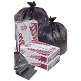 Pitt Plastics 38 Inch X 60 Inch 22 Micron 60 Gallons Xx Heavy Black Star Perforated Roll Can Liner, 15 Count, 10 per case