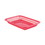 Tablecraft 10.75 Inch X 7.75 Inch X 1.5 Inch Grande Rectangular Red Plastic Basket, 36 Each, 1 per case, Price/Case