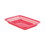 Tablecraft 10.75 Inch X 7.75 Inch X 1.5 Inch Grande Rectangular Red Plastic Basket, 36 Each, 1 per case, Price/Case