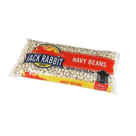 Jack Rabbit Navy Beans 1 Pound - 24 Per Case