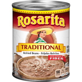 Rosarita 4430010607 Rosarita Traditional Refried Beans 30 oz