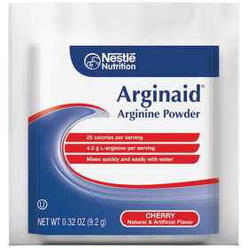 Arginaid Nestle Cherry Arginine Powder 0.32 Ounce Packets, 0.32 Ounces, 4 per case