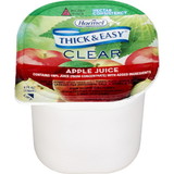 Thick & Easy Clear Thickened Apple Juice 4 Ounce Cup - 24 Per Case