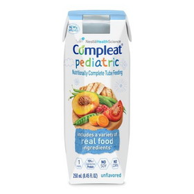 Compleat Pediatric Pediatric - Liquid Peds Tube Feeding Formula, 8.45 Fluid Ounce, 24 per case