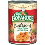 Chef Boyardee Pasta Chef Boyardee Beefaroni, 15 Ounces, 24 per case
