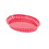 Tablecraft 12.75 Inch X 9.5 Inch X 1.5 Inch Red Oval Jumbo Platter Basket, 36 Each, 1 per case, Price/Case