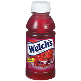 Welch's Plastic Cranberry Cocktail Juice, 10 Fluid Ounces, 24 per case