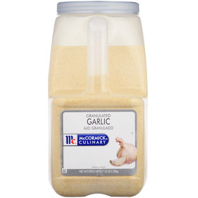 Mccormick Culinary Granulated Garlic 7.25 Pound Container - 3 Per Case