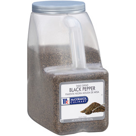 Mccormick Culinary Table Grind Black Pepper 5 Pound Container - 3 Per Case