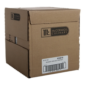 Mccormick Pepper Black Shaker Grind 1 Pound Container - 6 Per Case