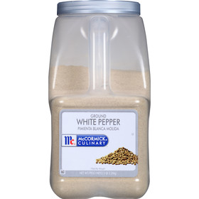 Mccormick Pepper White Ground 5 Pound Container - 3 Per Case