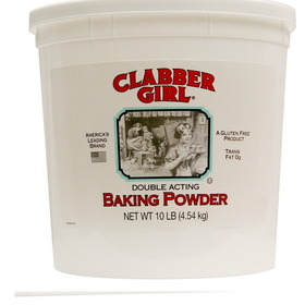 Clabber Girl Double Acting Baking Powder, 10 Pounds, 4 per case
