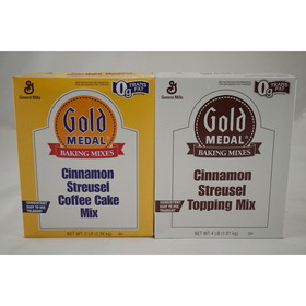 Gold Medal Baking Mixes Cinnamon Streusel Coffee Cake Mix, 4.66 Pounds, 6 per case