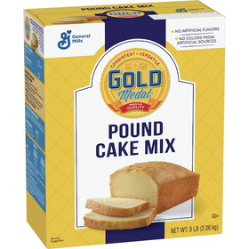 General Mills Gold Medal Baking Mixes Pound Cake Mix, 5 Pounds, 6 per case