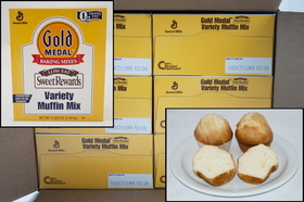 Gold Medal Baking Mixes Low Fat Sweet Rewards Variety Muffin Mix, 4.5 Pounds, 6 per case