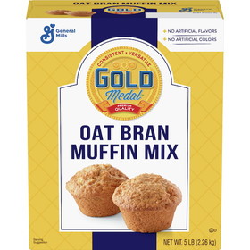 Gold Medal Baking Mixes Oat Bran Muffin Mix, 5 Pounds, 6 per case