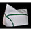 Cellucap Overseas Crown Green Stripe Cap, 100 Count, 10 per case, Price/Pack