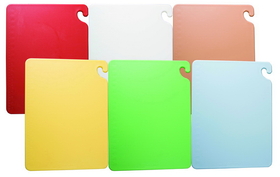 San Jamar 18 Inch X 24 Inch X .5 Inch Cut-N-Carry 6 Cutting Cutting Board System 1 Per Pack