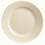 World Tableware Princess White Rolled Edge Cream White Medium Rim Plate 9.75", 24 Each, 1 per case, Price/Case