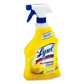 Lysol All Purpose Lemon Scent Trigger Spray Cleaner, 32 Fluid Ounces, 12 per case