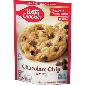 Betty Crocker Chocolate Chip Cookie Mix, 17.5 Ounces, 12 per case
