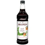 Monin Irish Cream Syrup 1 Liter Bottle - 4 Per Case