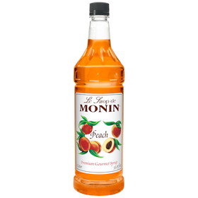 Monin Kosher Peach, 1 Liter, 4 per case