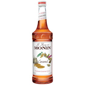 Monin Premium Caramel Syrup, 750 Milileter, 12 per case