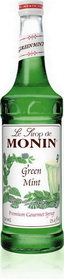 Monin Green Mint Syrup, 750 Milileter, 12 per case
