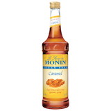 Monin Caramel Sugar Free Flavor Syrup Glass, 750 Milileter, 12 per case