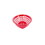 Tablecraft 7.75 Inch X 5.5 Inch Oval Red Basket, 36 Each, 1 per case, Price/Case