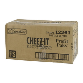 Cheez-It Profit Paks Original Crackers, 1.5 Ounces, 60 per case